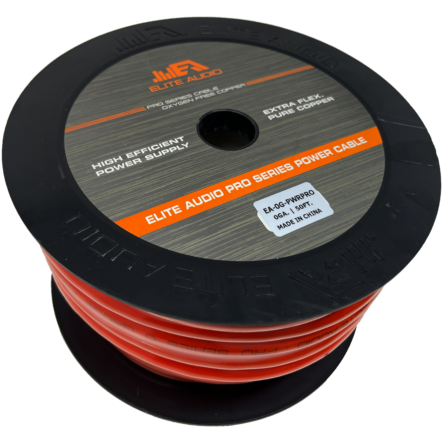 Elite Audio EA-0G-PWRPRO 0GA OFC Power Wire 50ft Roll