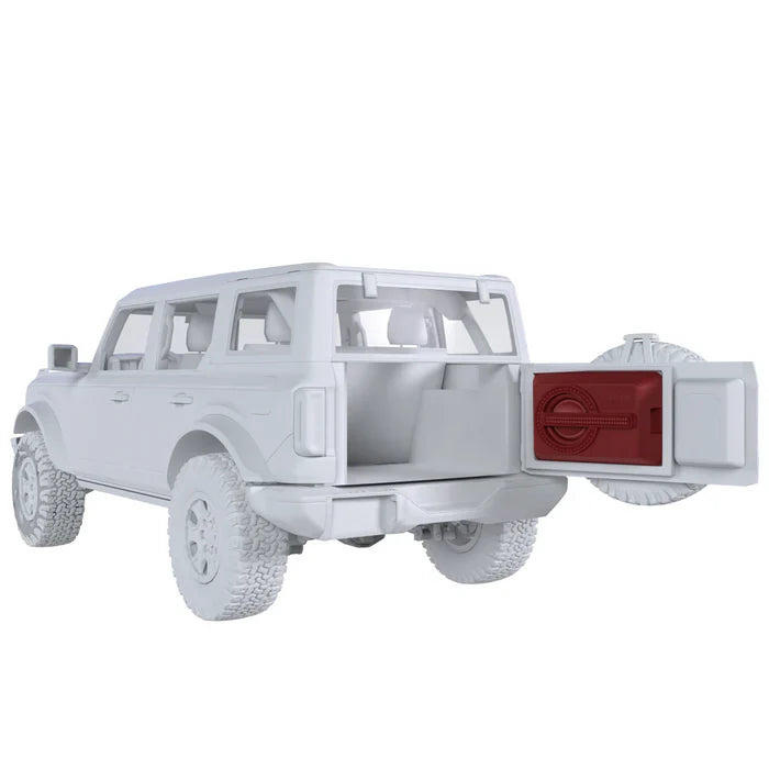 DS18 BRO-BASS Bronco Loaded 12" Tailgate Subwoofer Enclosure (IXS12.4D Included)