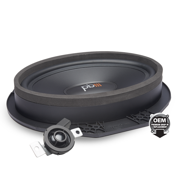Powerbass OE69C-FD OEM 6"x9" Replacement 2-Way Component Speakers Ford / Lincoln