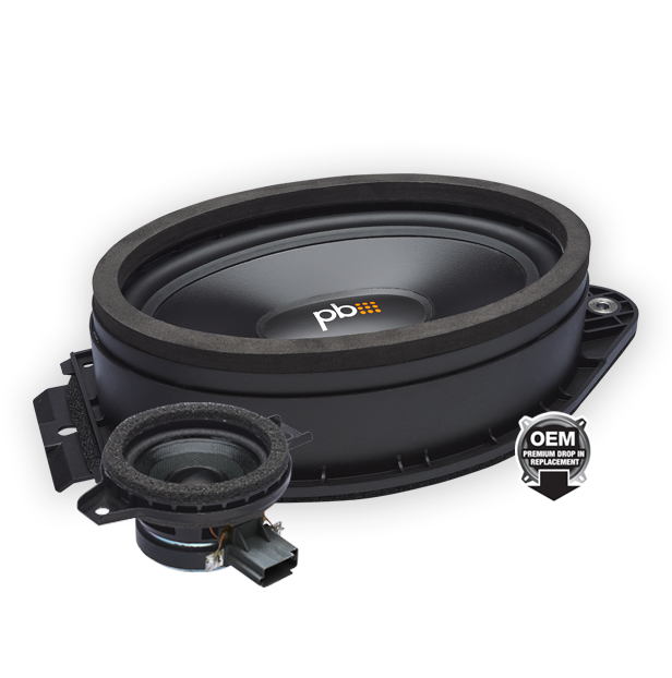 Powerbass OE69C-GM2 2Ω OEM 6"x9" Replacement 2-Way Component Speakers Chevy / GMC