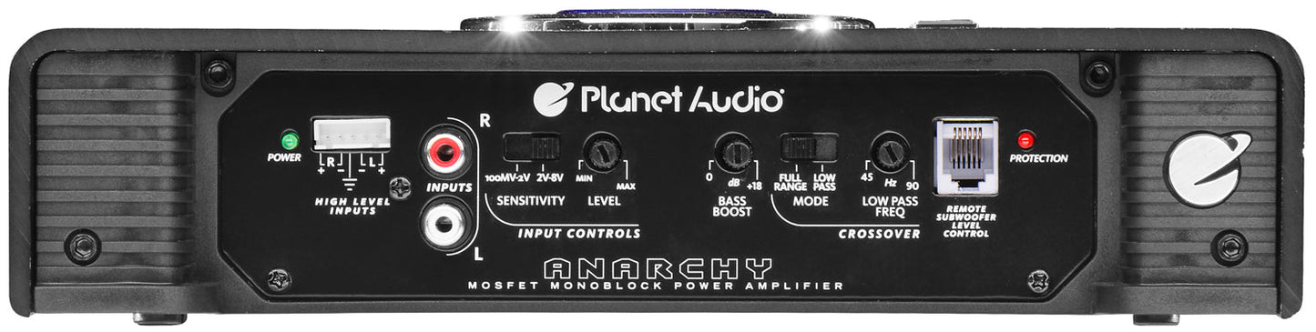 Planet Audio Anarchy AC1500.1M 1,500 Watt Monoblock Amplifier