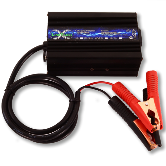 Limitless Lithium 8A12v Charger (Sodium / Lifepo4)