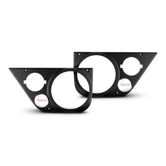 DS18 JK-BD-LR JKU Back Door Panel 1 X 6.5" + 1 TweeterRight And Left (Speakers Not Included)