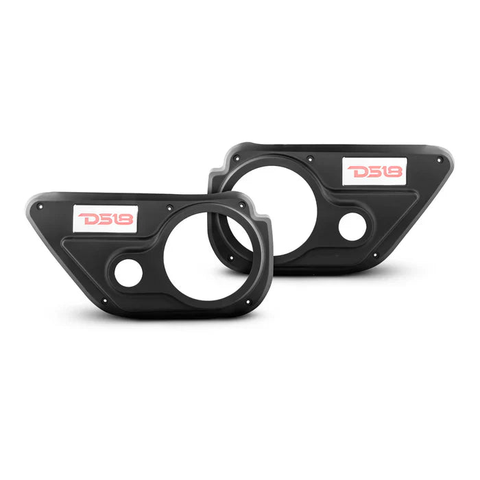 DS18 JL-BD-LR JLU/JT Back Door Panel 1 X 6.5" + 1 Tweeter Right And Left (Speakers Not Included)