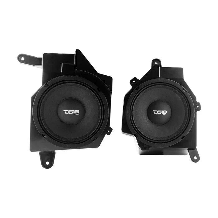DS18 JP6 Dash Enclosure Upgrade with 6" Neo Mid-Range for Jeep JL/JLU and JT Left and Right