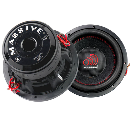 Massive Audio SUMMOXL104 10" Subwoofer