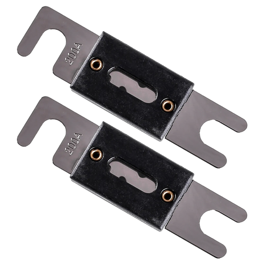 Elite Audio EA-ANL200 2-Pack 200 Amp Nickel Plated ANL Fuses