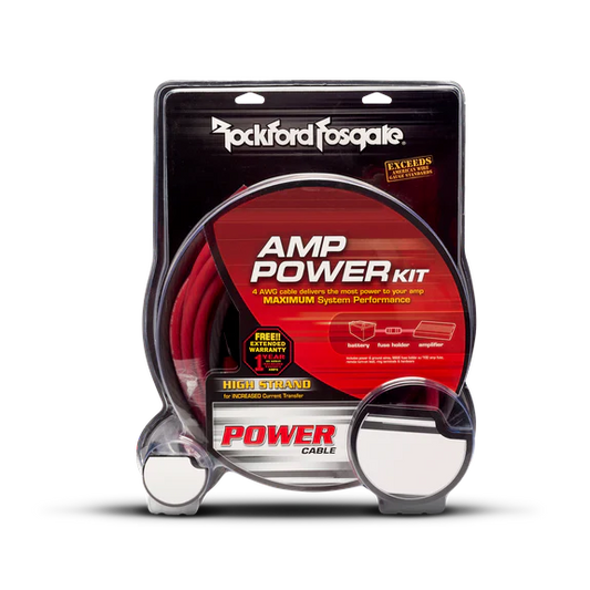 Rockford Fosgate RFK8X 8 AWG Complete Installation Kit