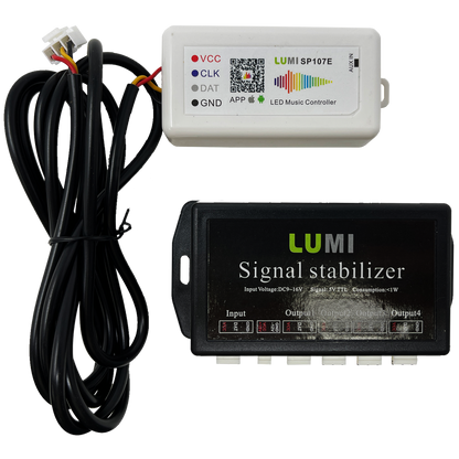 LUMI RL4CHRGB 4 Piece Chasing Rock Lights